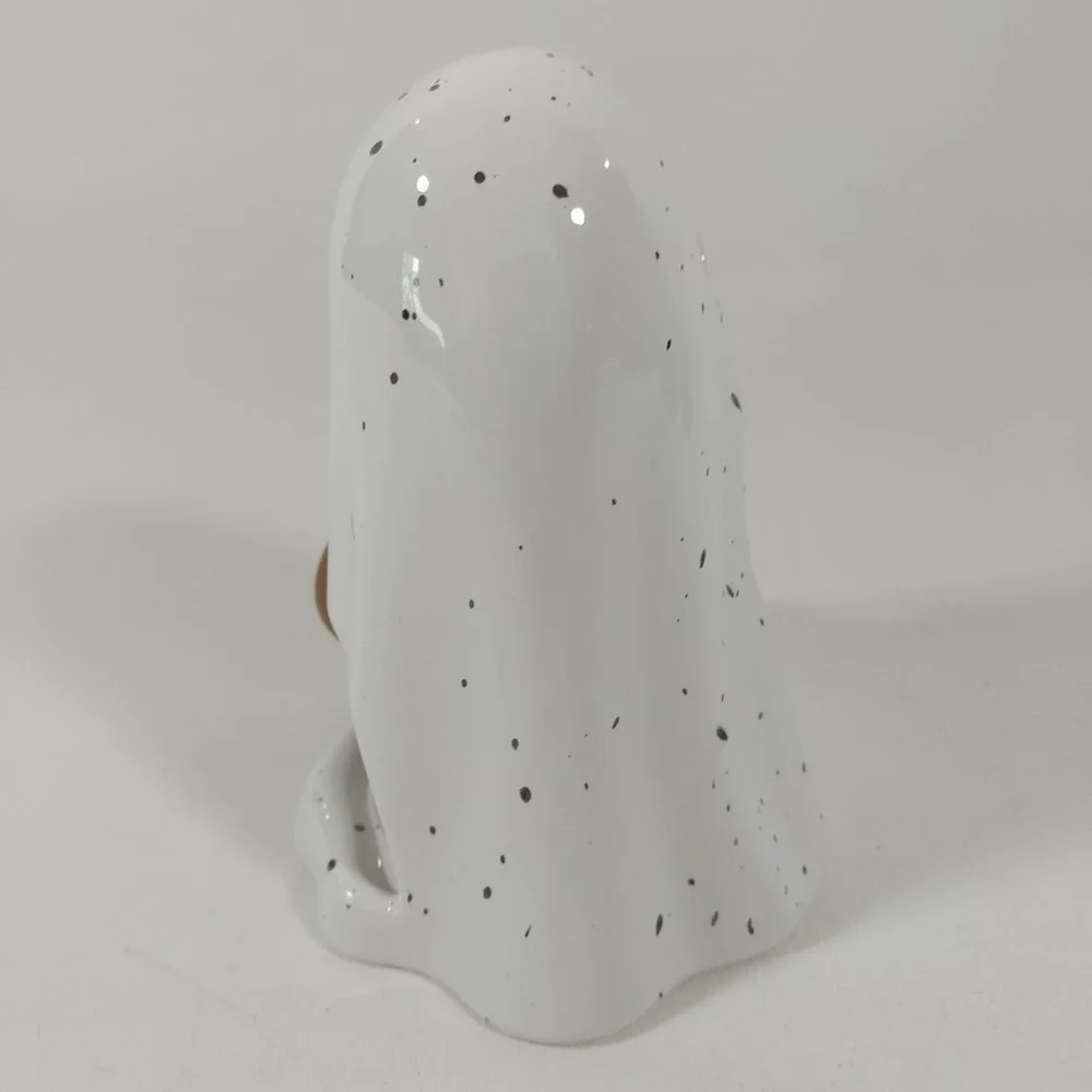 Mud Pie Ghost Tealight‎ Candle Holder Stars Ceramic 5
